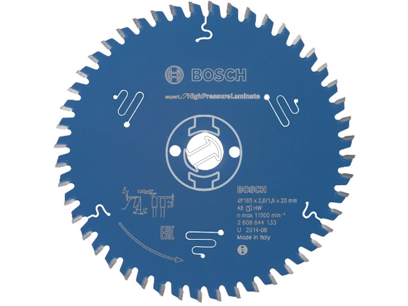 Expert for HighPressureLaminate körfűrészlap, 190 x 2,6 / 1,6 x 20 mm, Z=56, HLTCG