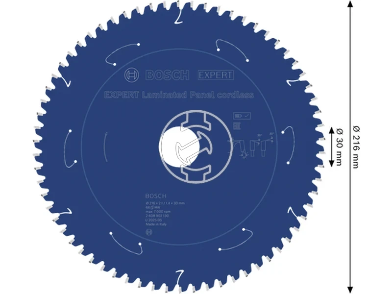 Kép: Expert for Laminated Panel korfureszlap akkumulatoros korfureszekhez.webp