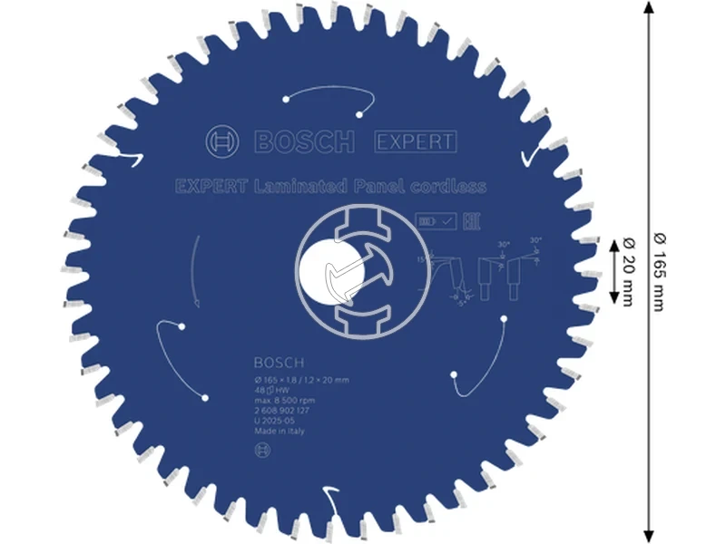 Kép: Expert for Laminated Panel korfureszlap akkus.webp