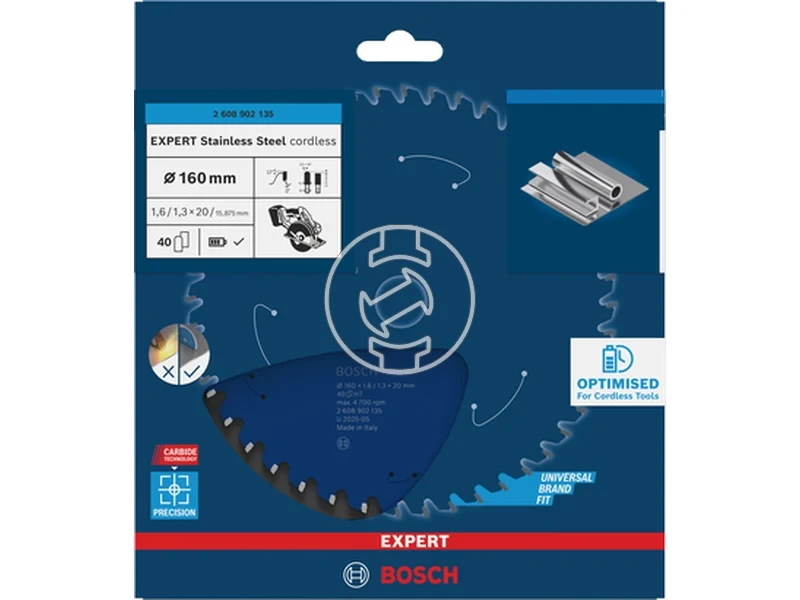 Kép: Expert for Stainless Steel korfureszlap akkumulatoros korfureszekhez.webp