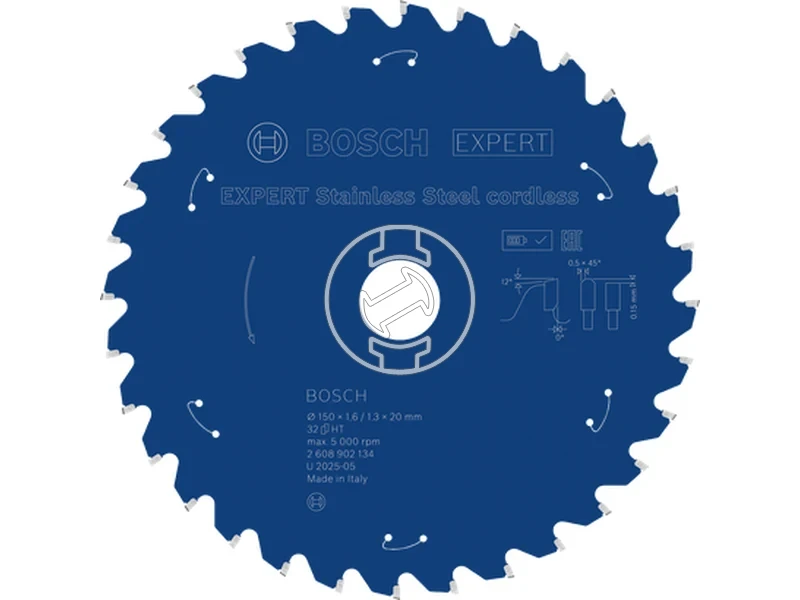 Kép: Expert for Stainless Steel korfureszlap akkumulatoros korfureszekhez.webp