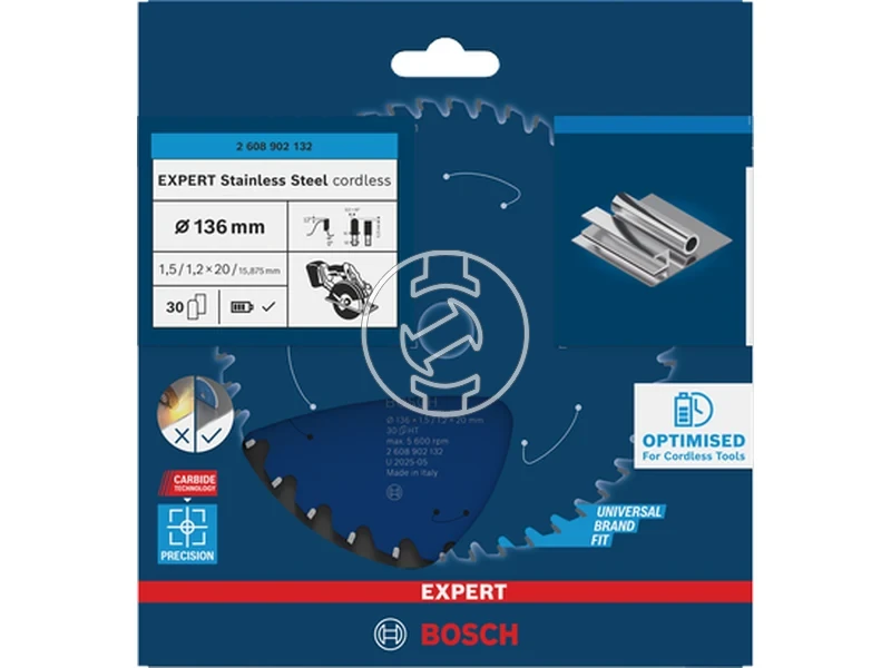 Kép: Expert for Stainless Steel korfureszlap akkus.webp