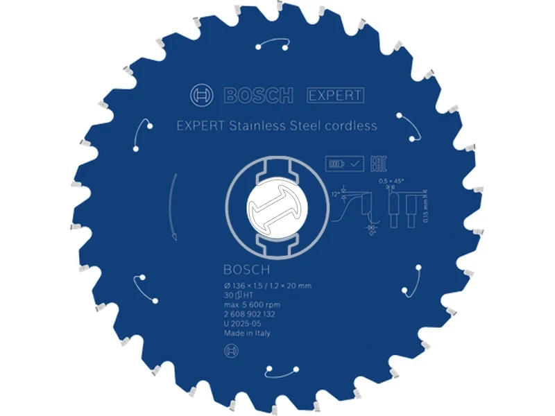 Kép: Expert for Stainless Steel korfureszlap akkus.webp