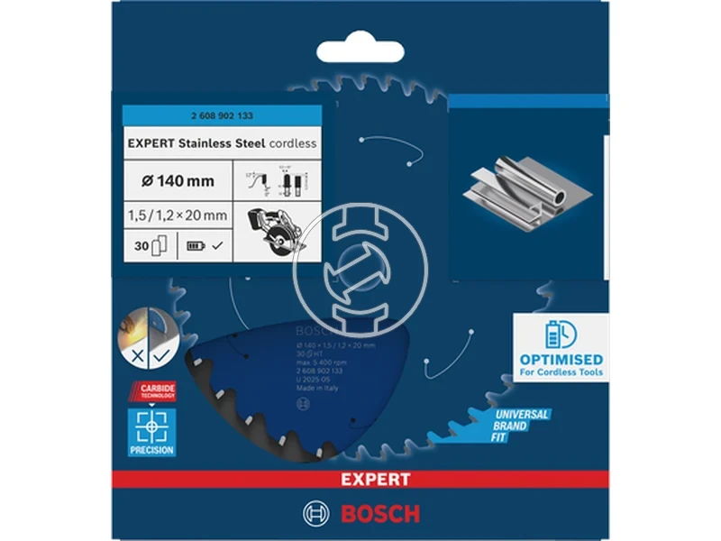 Kép: Expert for Stainless Steel korfureszlap akkus.webp