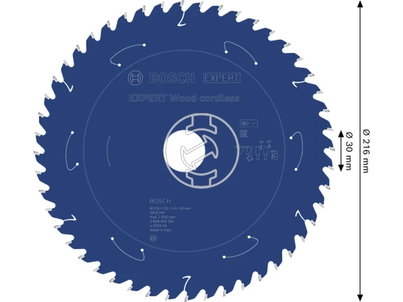 Kép: Expert for Wood korfureszlap akkumulatoros asztalikorfureszekhez.webp