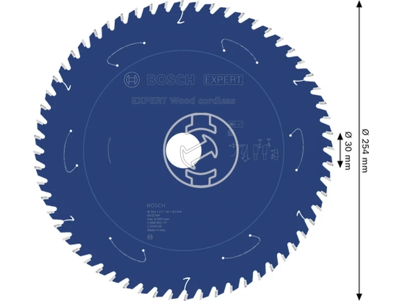 Kép: Expert for Wood korfureszlap akkumulatoros asztalikorfureszekhez.webp