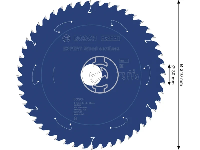 Kép: Expert for Wood korfureszlap akkumulatoros asztalikorfureszekhez.webp