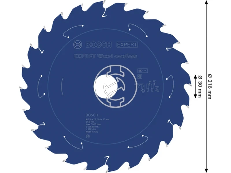Kép: Expert for Wood korfureszlap akkumulatoros asztalikorfureszekhez.webp