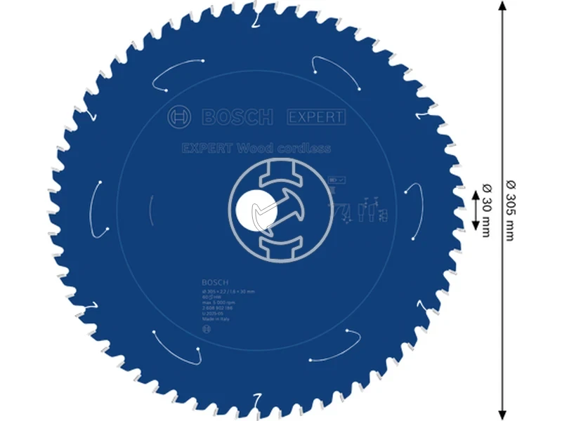 Kép: Expert for Wood korfureszlap akkumulatoros gervagofureszekhez.webp