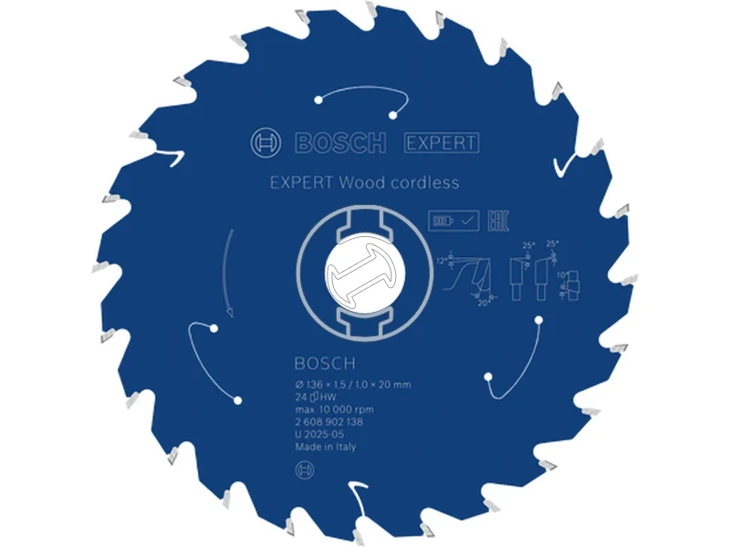 Kép: Expert for Wood korfureszlap akkumulatoros korfureszekhez.webp