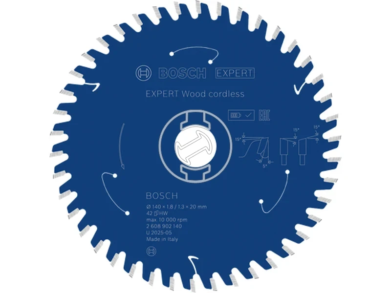 Kép: Expert for Wood korfureszlap akkumulatoros korfureszekhez.webp