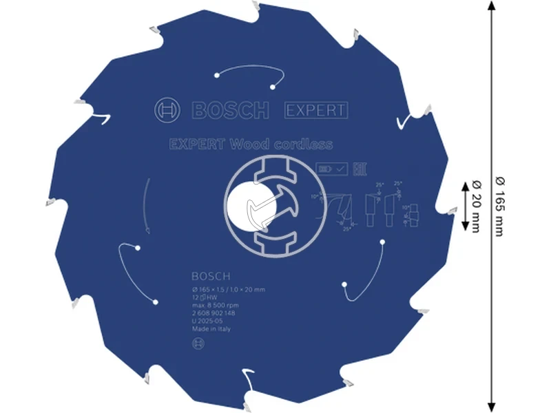 Kép: Expert for Wood korfureszlap akkumulatoros korfureszekhez.webp