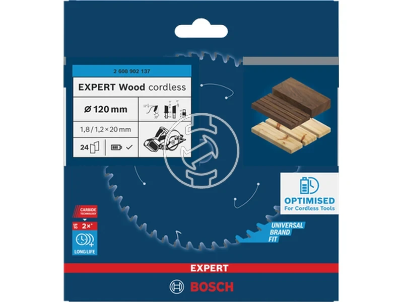 Kép: Expert for Wood korfureszlap akkumulatoros korfureszekhez.webp