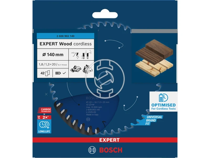 Kép: Expert for Wood korfureszlap akkumulatoros korfureszekhez.webp