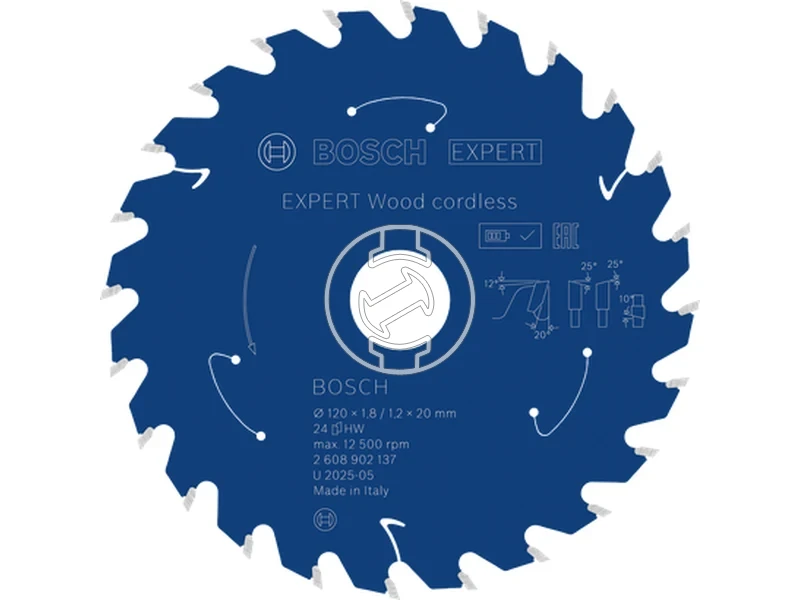 Kép: Expert for Wood korfureszlap akkumulatoros korfureszekhez.webp