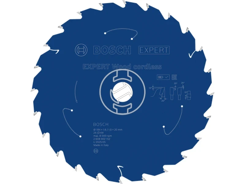 Kép: Expert for Wood korfureszlap akkumulatoros korfureszekhez.webp