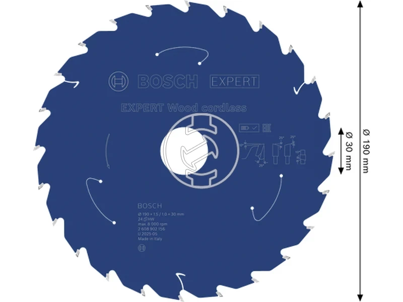 Kép: Expert for Wood korfureszlap akkumulatoros korfureszekhez.webp