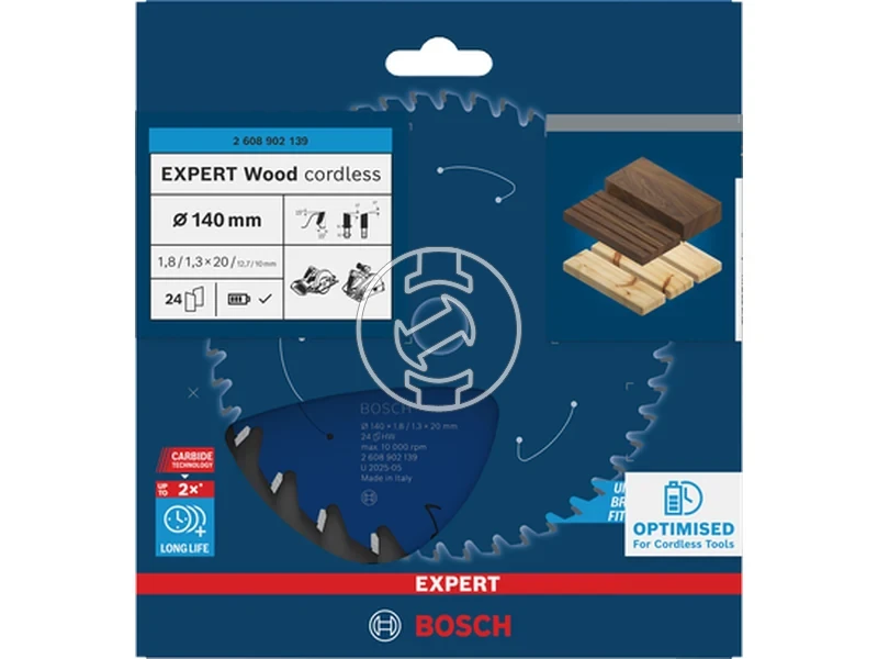 Kép: Expert for Wood korfureszlap akkumulatoros korfureszekhez.webp