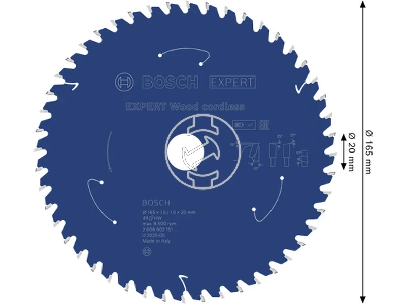 Kép: Expert for Wood korfureszlap akkumulatoros korfureszekhez.webp