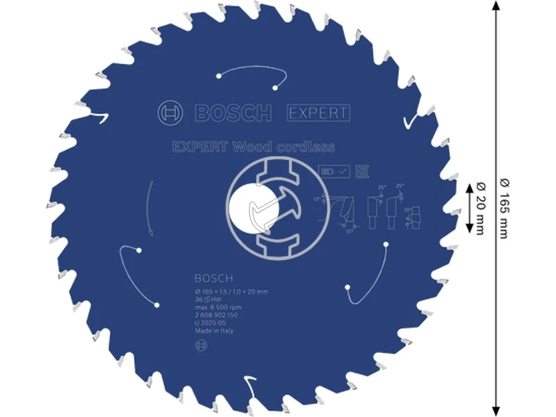 Kép: Expert for Wood korfureszlap akkumulatoros korfureszekhez.webp