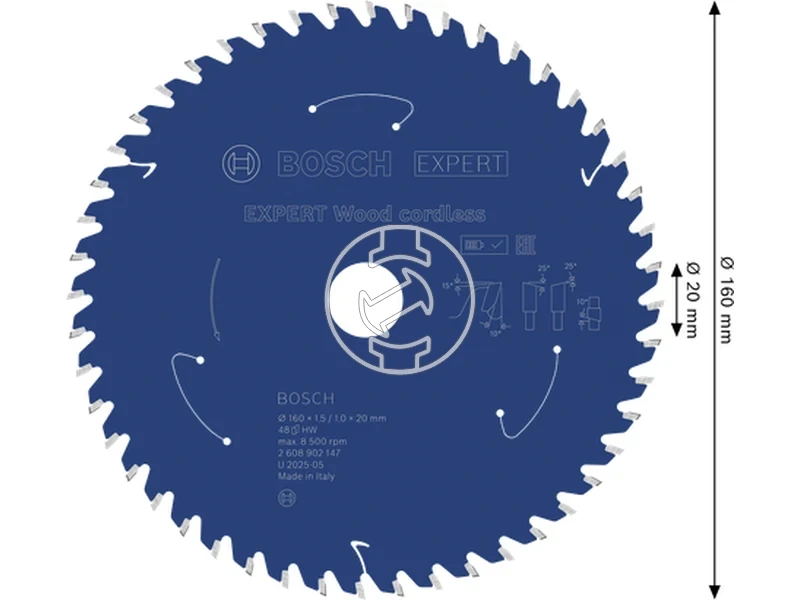 Kép: Expert for Wood korfureszlap akkumulatoros korfureszekhez.webp