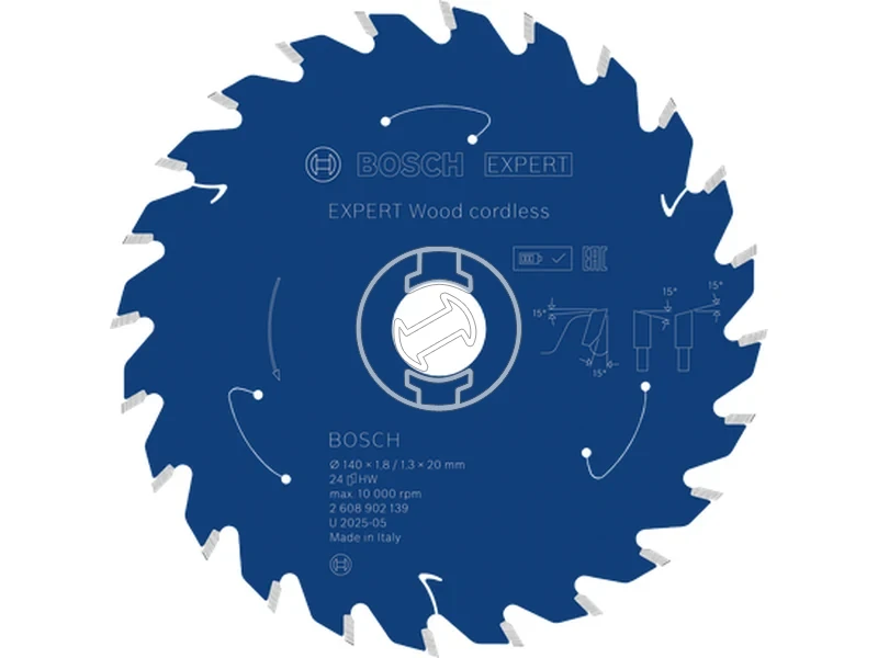 Kép: Expert for Wood korfureszlap akkumulatoros korfureszekhez.webp