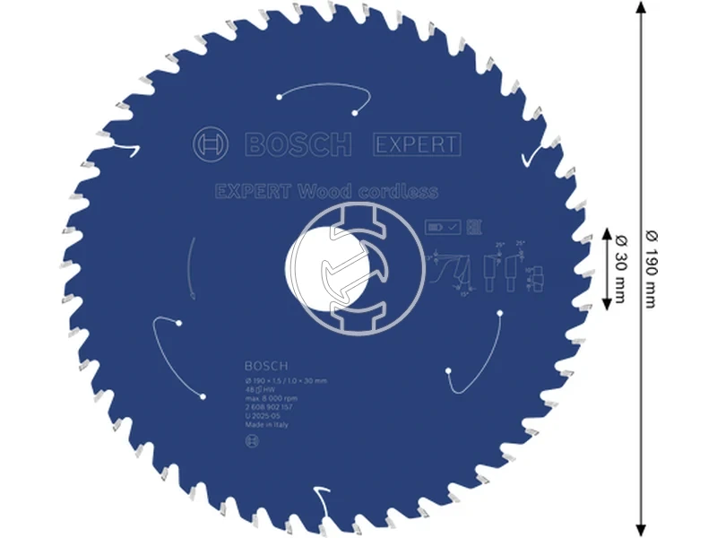 Kép: Expert for Wood korfureszlap akkumulatoros korfureszekhez.webp