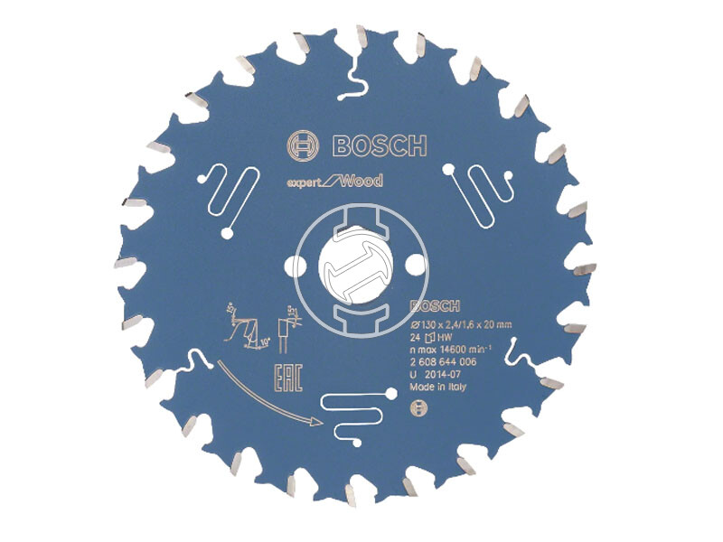 Expert for Wood körfűrészlap, 130 x 2,4 / 1,6 x 20 mm, Z=24, ATB