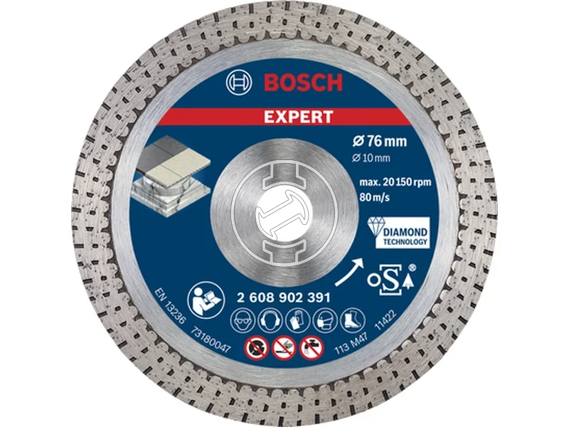 Kép: EXPERT Hard Ceramic gyemant vagotarcsa GWS 12V-76 sarokcsiszolohoz.webp