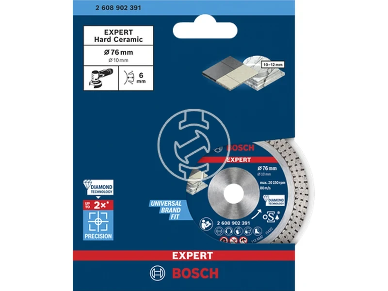 Kép: EXPERT Hard Ceramic gyemant vagotarcsa GWS 12V-76 sarokcsiszolohoz.webp