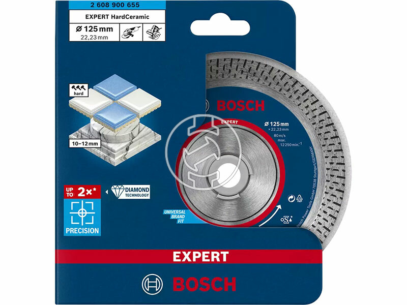 EXPERT HardCeramic gyémánt vágótárcsa, 125 x 1,4 mm, 22,23 mm