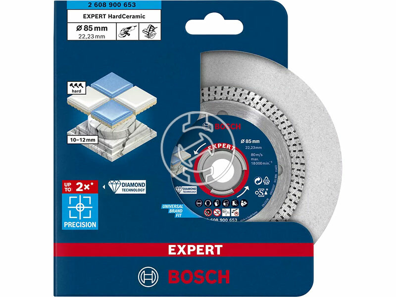 EXPERT HardCeramic gyémánt vágótárcsa, 85 x 1,4 mm, 22,23 mm
