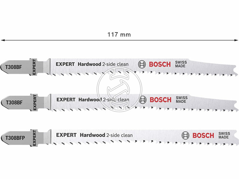 EXPERT Hardwood 2-side clean szett, 3 db, 2x T 308 BF, T 308 BOF