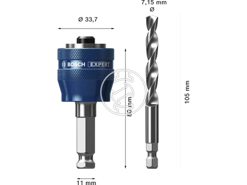 Kép: EXPERT HEX 8.7 PowerChangePlus HSS-G Tough Material 105 mm.webp