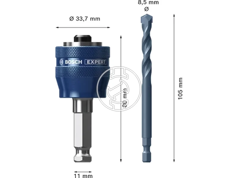 Kép: EXPERT HEX 8.7 PowerChangePlus TCT Tough Material 105 mm.webp