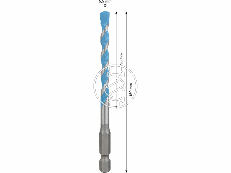 EXPERT HEX-9 MultiConstruction többcélú fúró 5,5 mm, 1/4