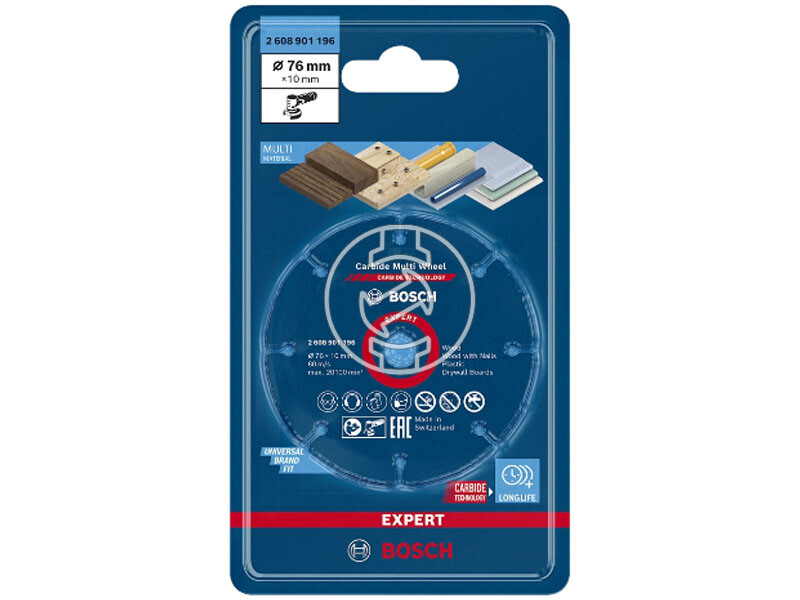 EXPERT Karbid Multi vágótárcsa , 76 mm
