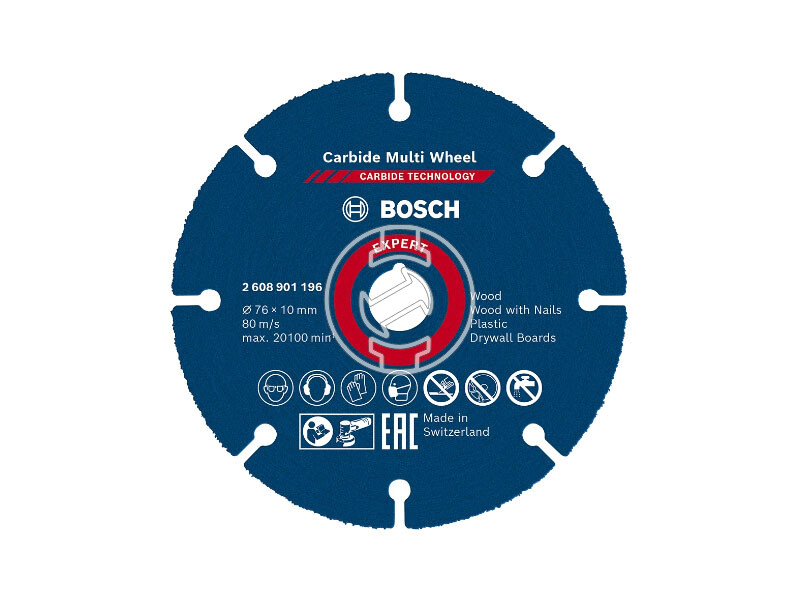 EXPERT Karbid Multi vágótárcsa , 76 mm