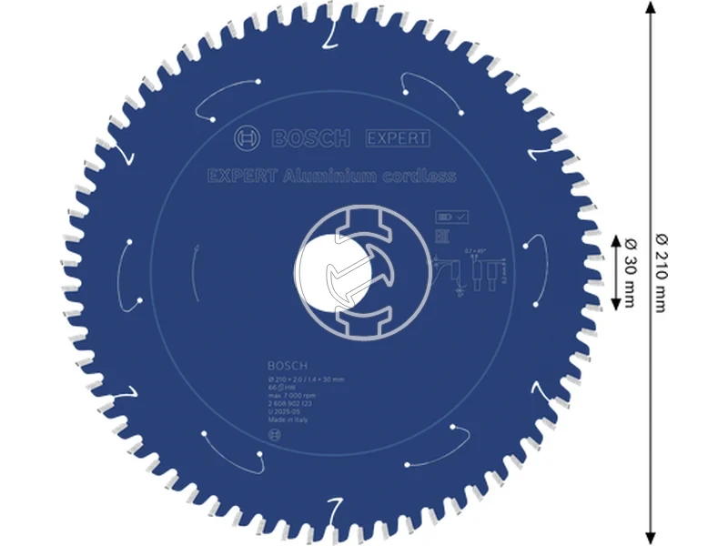 Kép: Expert Korfureszlap aluminiumhoz 210x30x21.4x66T.webp