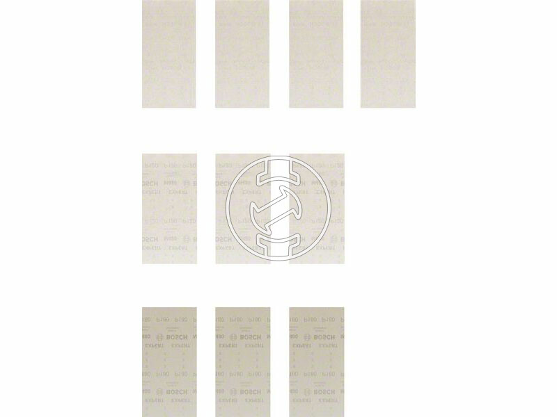 EXPERT M480 csiszolóháló vegyes készlet rezgőcsiszolókhoz, 10 db, 115 x 230 mm, 4xP80 / 3xP120 / 3x