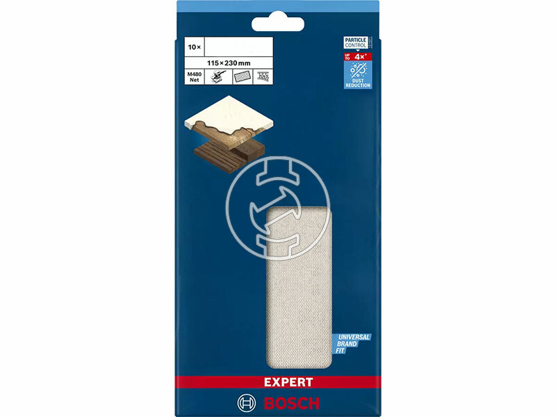 EXPERT M480 csiszolóháló rezgőcsiszolókhoz, 80 x 133 mm, P320