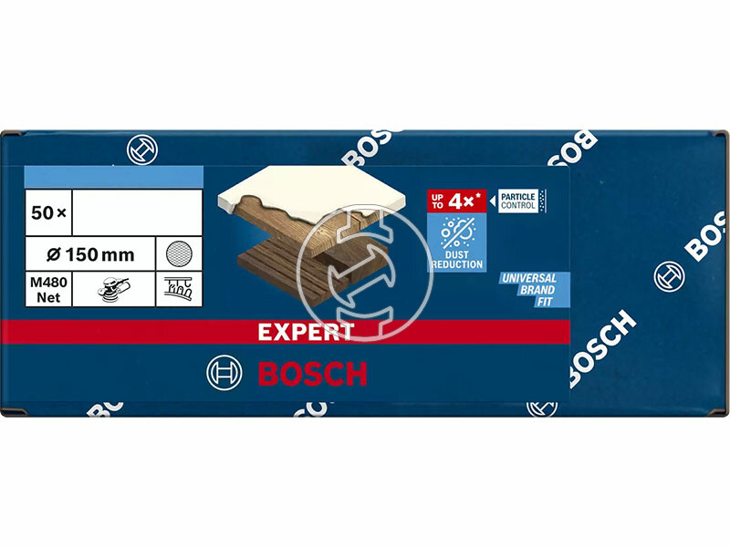 EXPERT M480 csiszolóháló excentercsiszolókhoz, 150 mm, P120