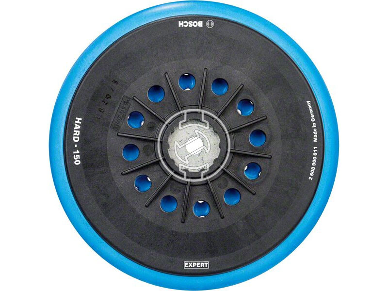 EXPERT Többszörös lyukasztású csiszolótalp Bosch excentercsiszolókhoz, 150 mm, durva