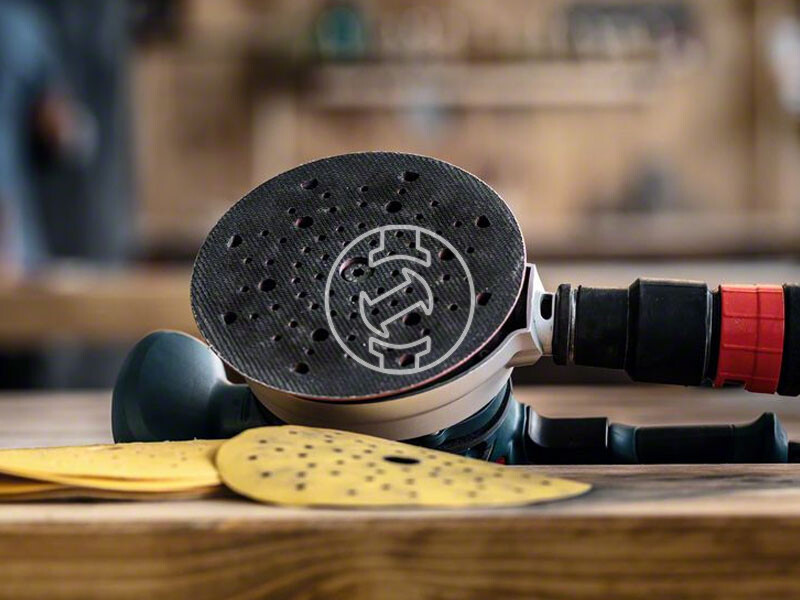 EXPERT Többszörös lyukasztású csiszolótalp Bosch excentercsiszolókhoz, 150 mm, durva