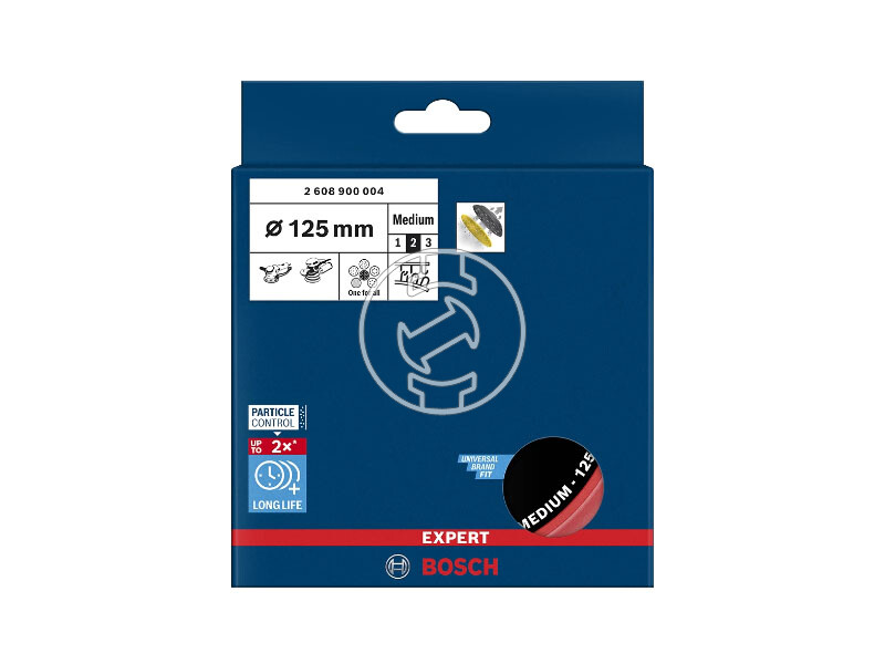 EXPERT Többszörös lyukasztású csiszolótalp excentercsiszolókhoz (Festool, Makita, DeWalt, 3M, Mirka