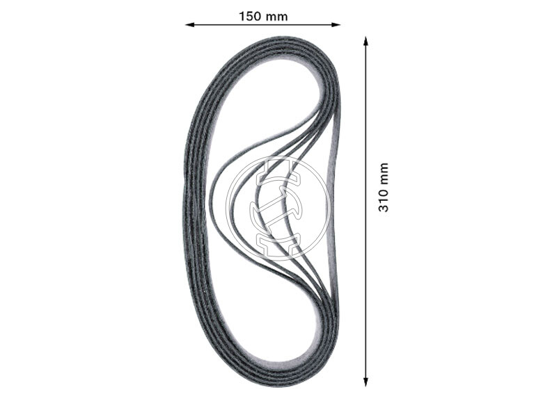 EXPERT N470 csiszolószalag, 41 x 760 mm, közepes