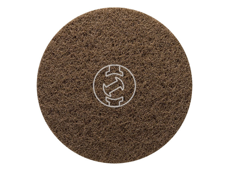 EXPERT Tépőzáras csiszolófilc korong fémhez, rozsdamentes acélhoz és fához, 125 mm, durva, Alox