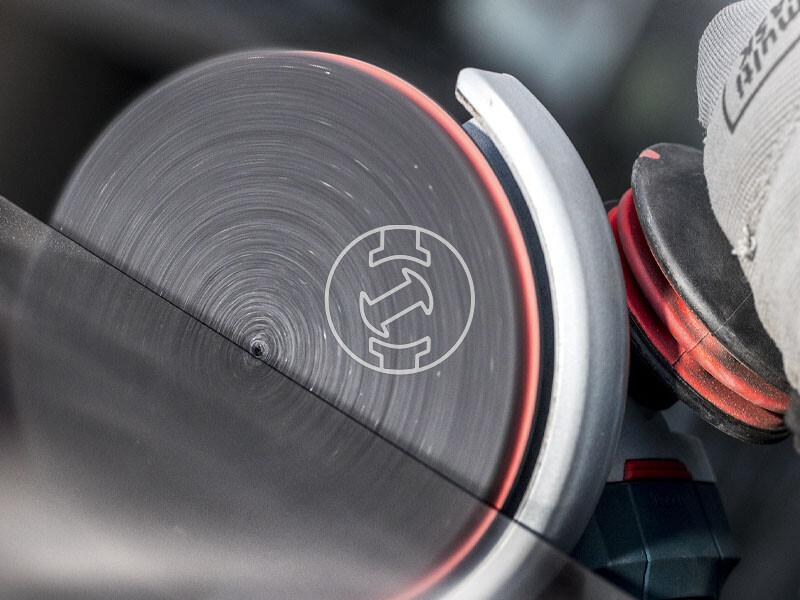 EXPERT Tépőzáras csiszolófilc korong fémhez, rozsdamentes acélhoz és fához, 150 mm, puha, Alox