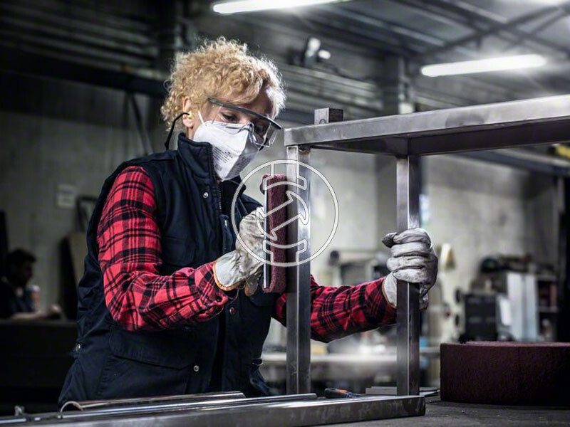 EXPERT Csiszolófilc tekercs fémhez, rozsdamentes acélhoz és fához, 115 x 10000 mm, közepes, Alox