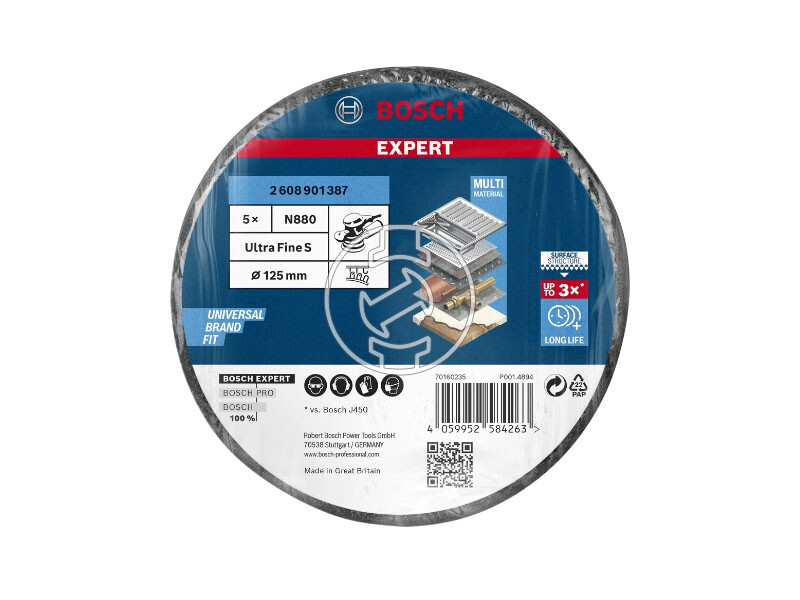 EXPERT N880 Polárkorong, 5 db, 125 mm, puha